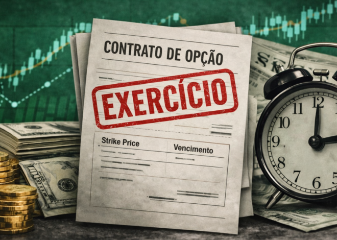 Qual a importância do exercício na prática de estratégias com opções?