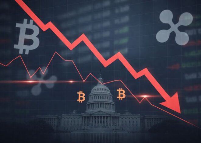 Lei adiada nos EUA gera incertezas regulatórias e queda nas criptomoedas.